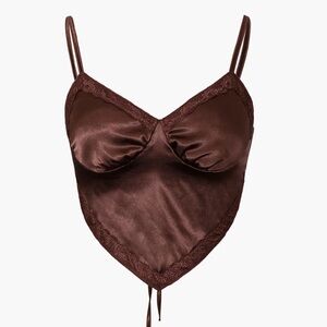 Satin lace bottom Cami top
Brand: boutique